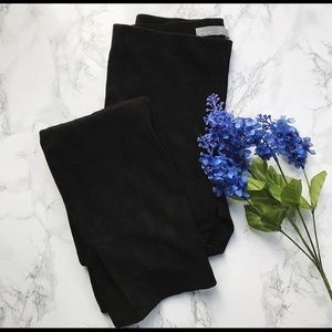 Vince Stretch Suade split hem cropped leggings